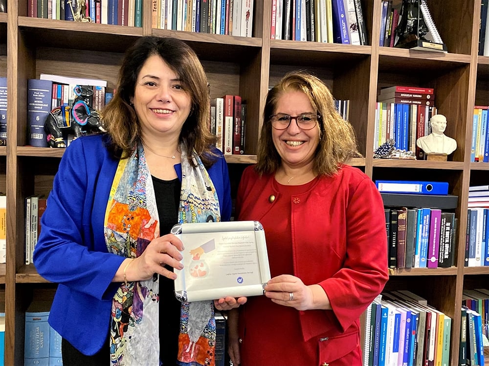 Staj Eğitim Merkezi Yürütme Kurulu Baro Başkanımız Av. Filiz Saraç’ı Ziyaret Etti - 2