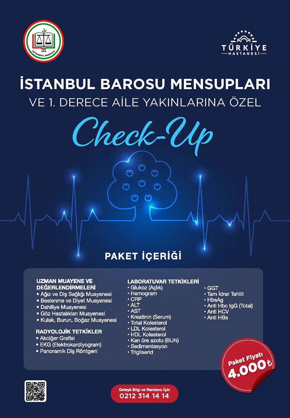 Türkiye Hastanesi'nden İstanbul Barosu Mensuplarına İndirim - 1