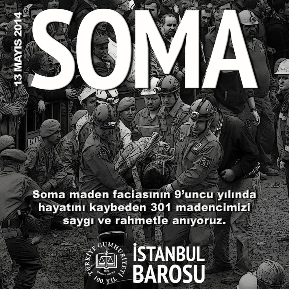 Soma’yı Unutmayacağız! 301 Madencimizi Saygıyla Anıyoruz