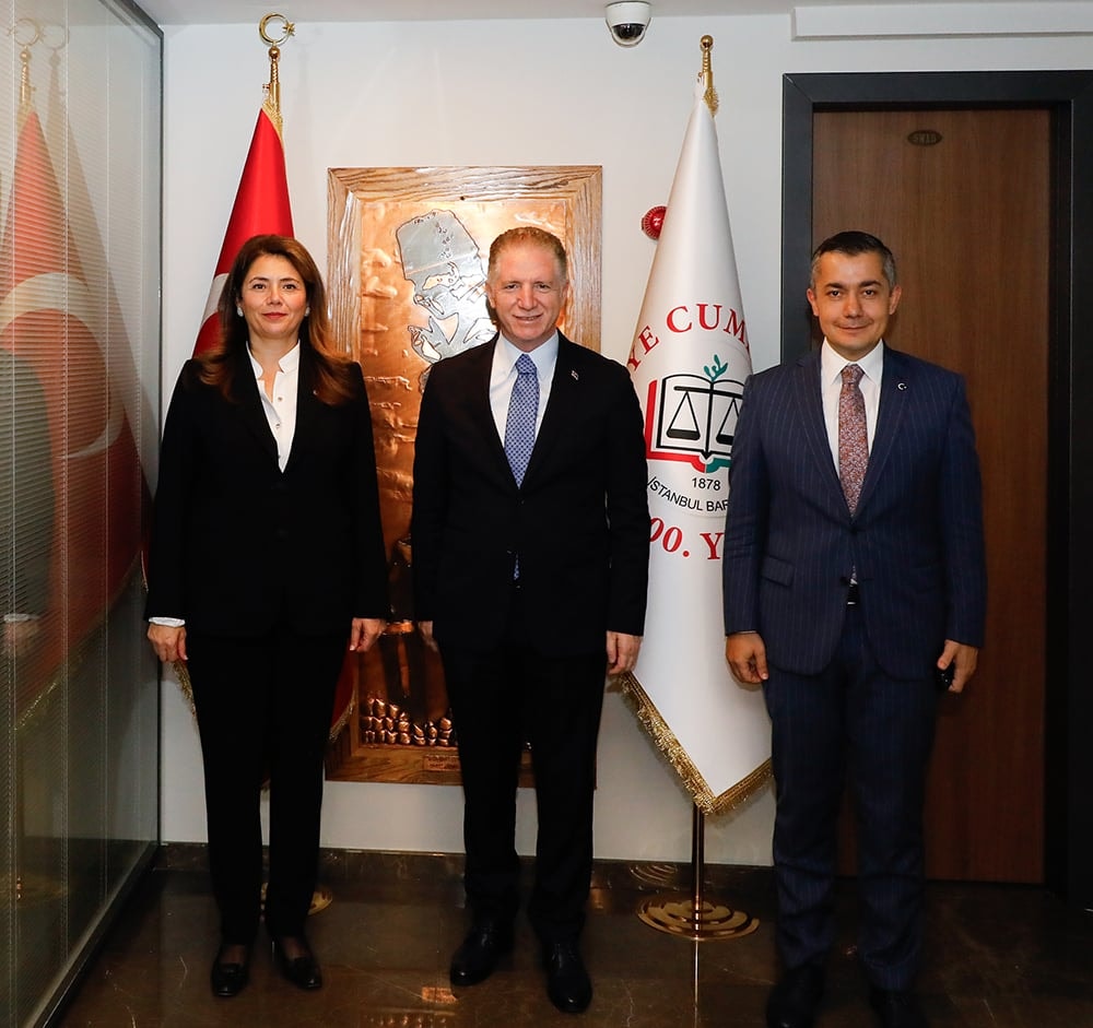 İstanbul Valisi Gül ve Beyoğlu Kaymakamı Aksoy Baro'muzu Ziyaret Etti - 1