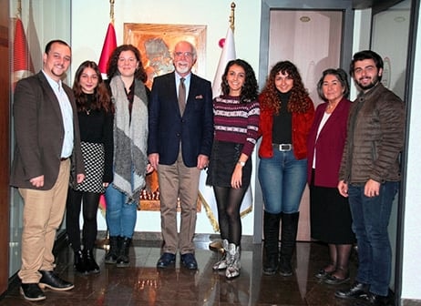 MEF Üniversitesi Öğrencilerinin Baromuzu Ziyareti