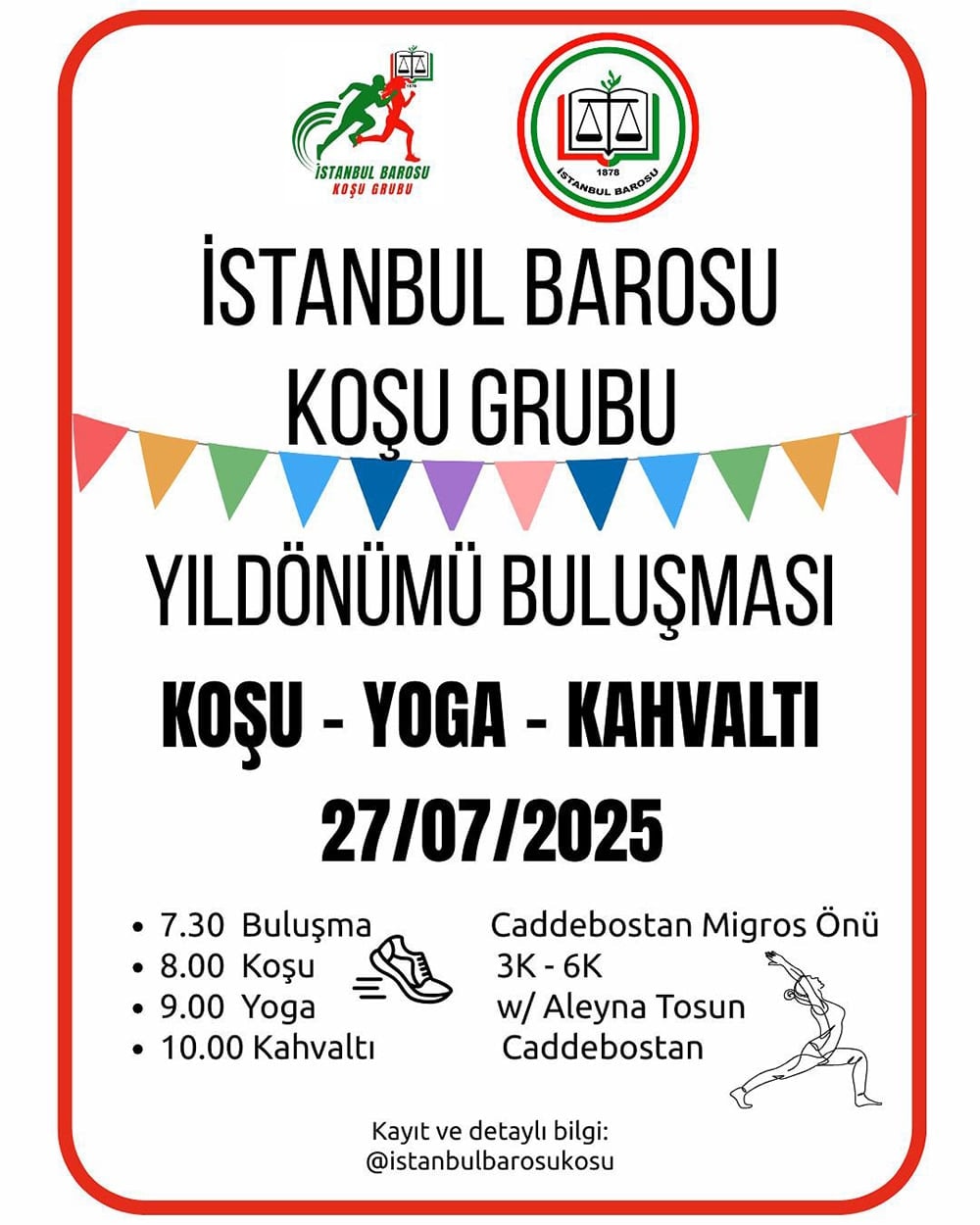 İstanbul Barosu Koşu Grubu Yıldönümü Buluşması