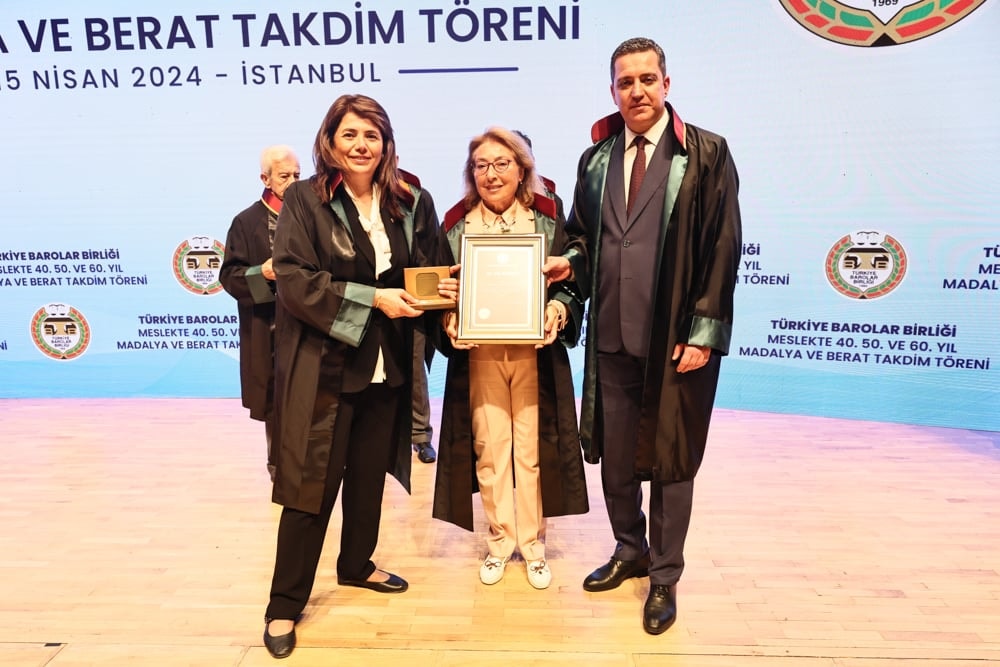 Meslekte 40, 50 ve 60 Yılını Dolduran Meslektaşlarımıza Plaket Verildi - 318