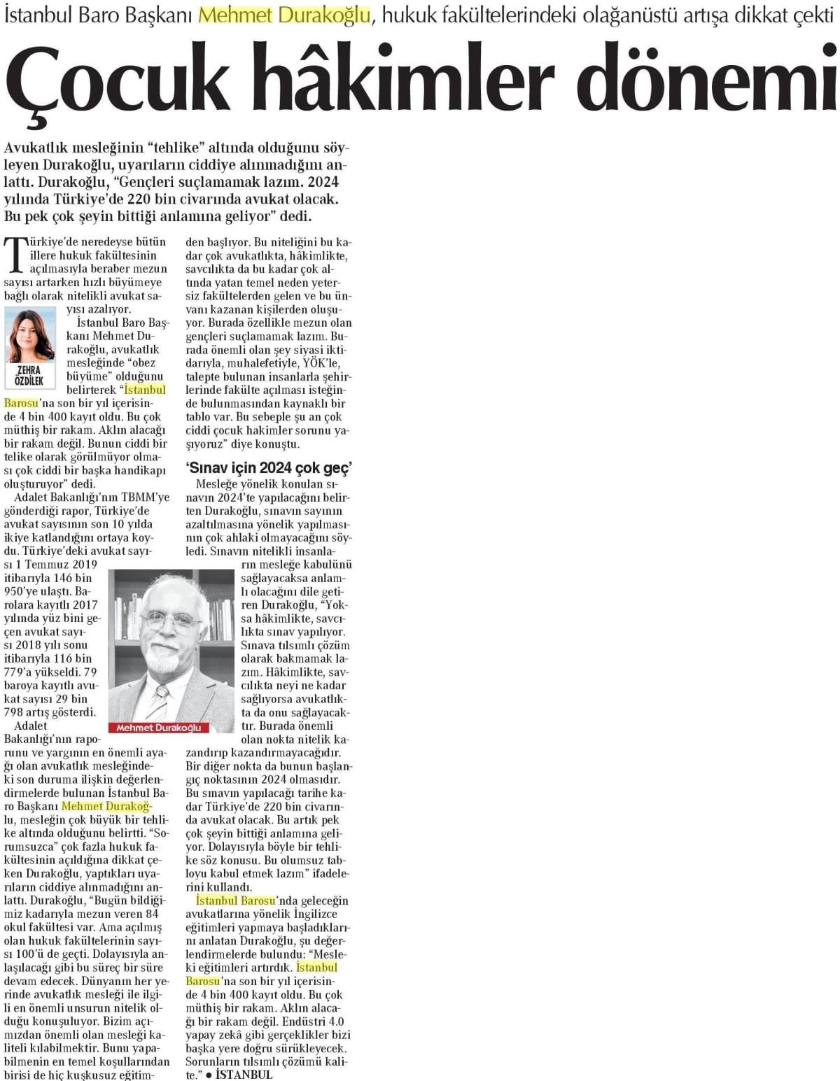 Çocuk Hâkimler Sorunu Yaşıyoruz - 1