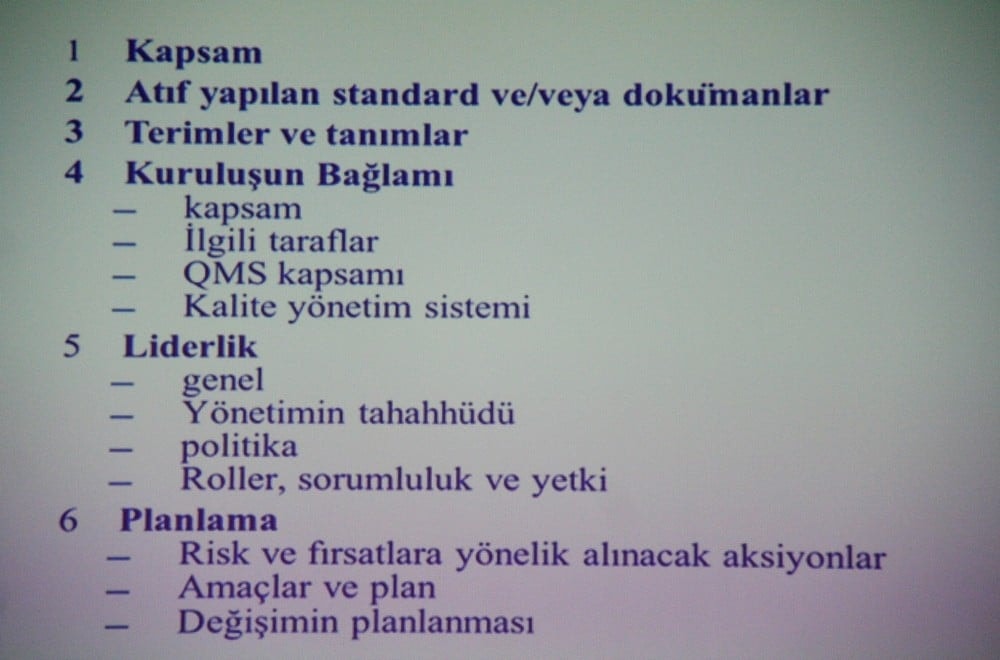 Kalite Yönetimi Sistemi Temel Eğitimi Yapıldı - 83