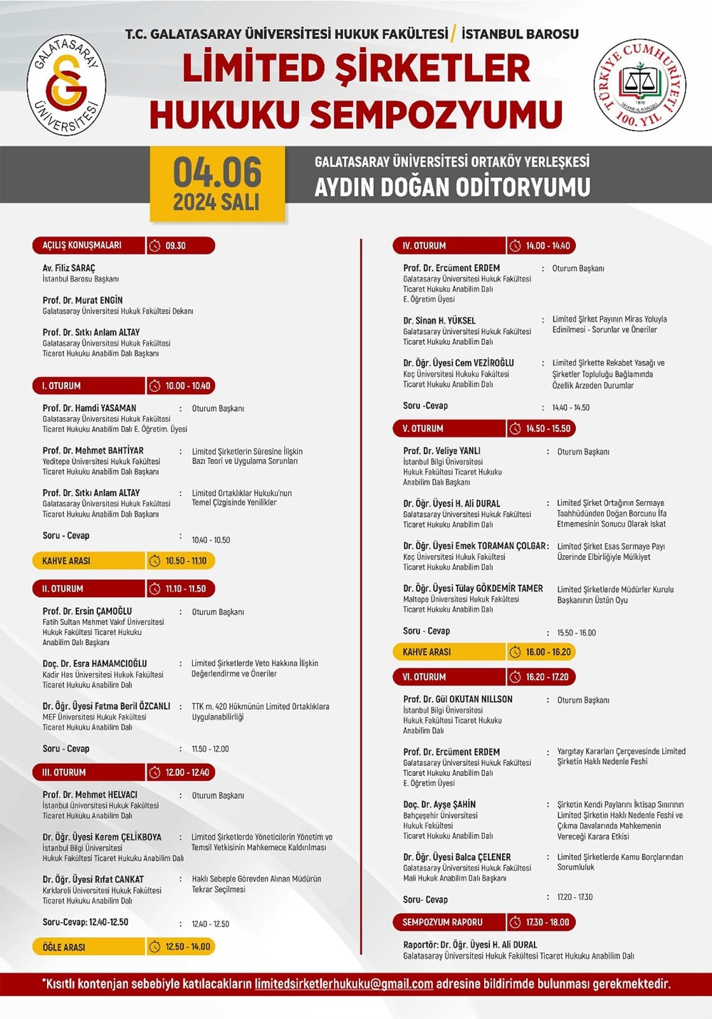 Limited Şirketler Hukuku Sempozyumu