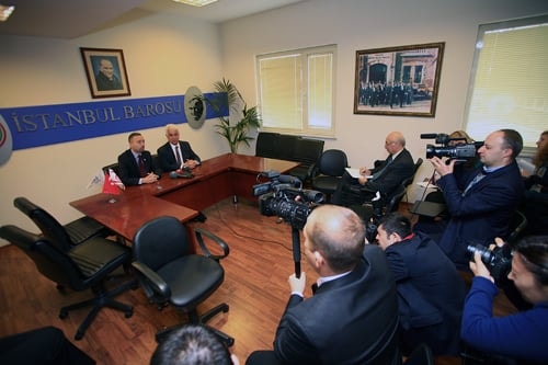 Kktc Cumhurbaşkanı Eroğlu İstanbul 
Barosunu Ziyaret Etti - 16