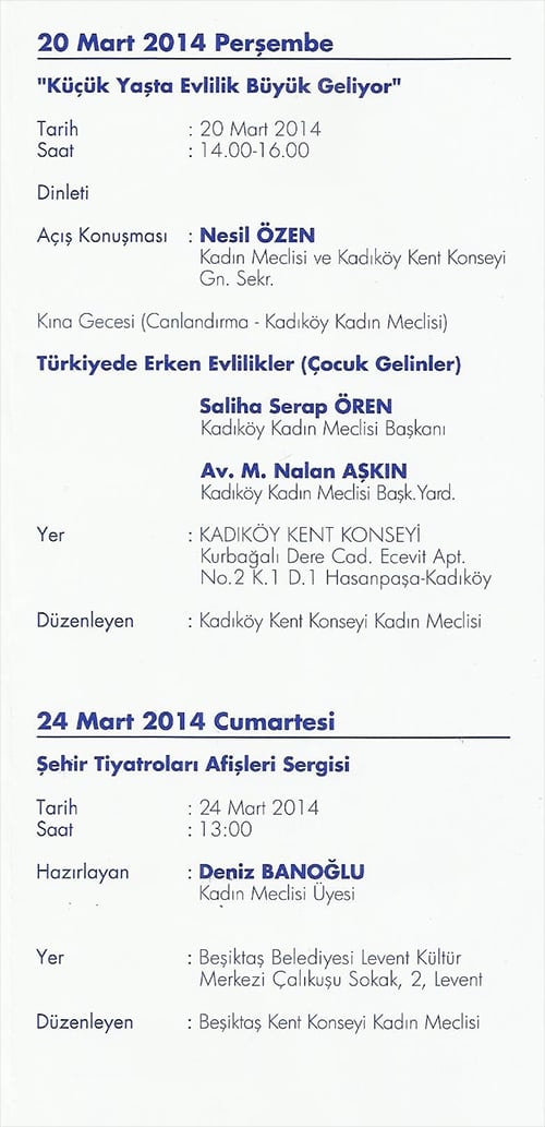 Dünya Kadınlar Günü Etkinlikleri Mart Ayı Boyunca Devam Etti  - 28