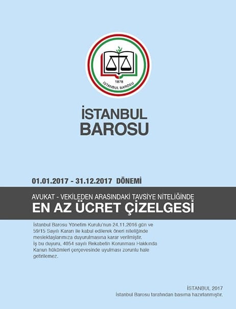 Tavsiye Niteliğindeki En Az Ücret Çizelgesi Yayınlandı 