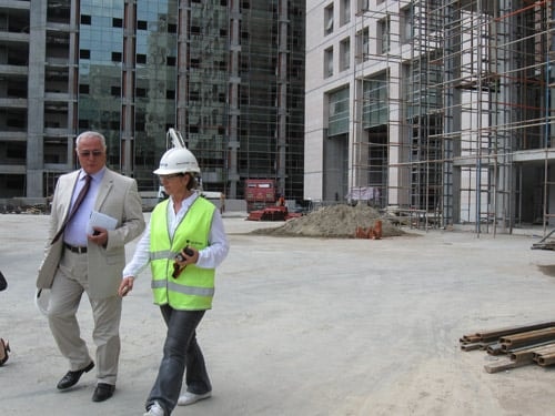 İstanbul Barosu Başkanı Av. Muammer Aydın Çağlayan Adliyesi İnşaatında İncelemelerde Bulundu - 16