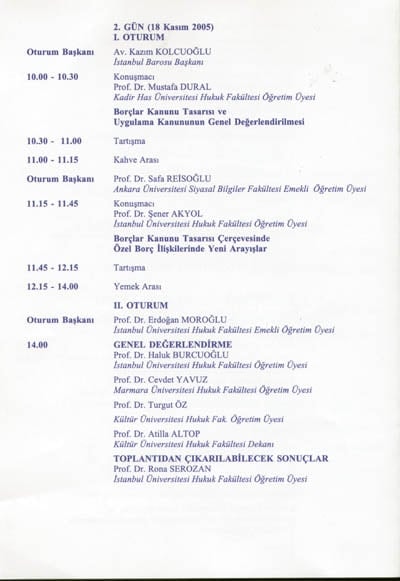 “Borçlar Kanunu Tasarısı” Sempozyumda Değerlendirilecek - 1