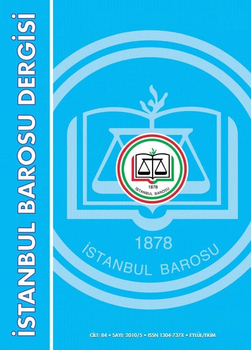 İstanbul Barosu Dergisi 2010/5 Eylül-Ekim Sayısı Çıktı
 - 1
