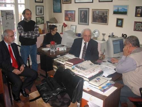 Başkan Kolcuoğlu
Agos Gazetesini Ziyaret Ederek
Başsağlığı Dileğinde Bulundu
