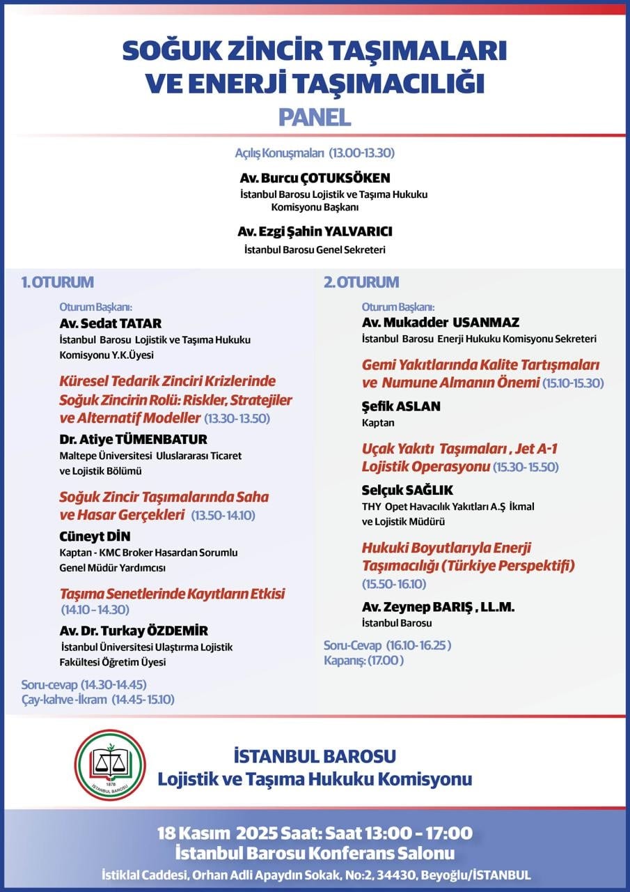 Soğuk Zincir Taşımaları ve Enerji Taşımacılığı