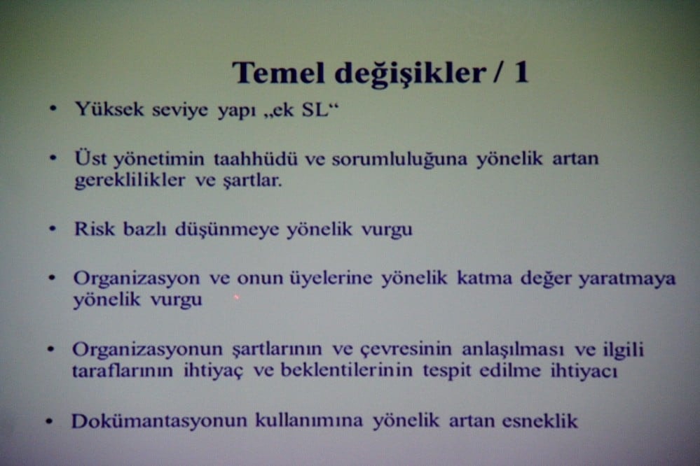 Kalite Yönetimi Sistemi Temel Eğitimi Yapıldı - 78