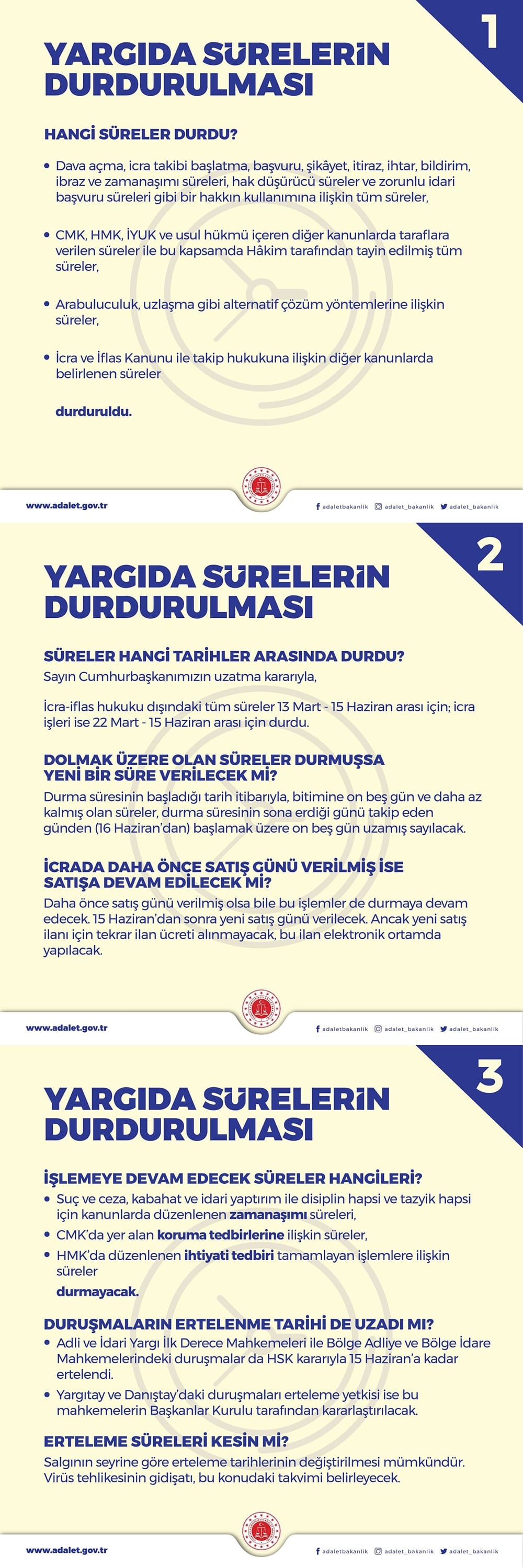 Yargıda Sürelerin Durdurulması