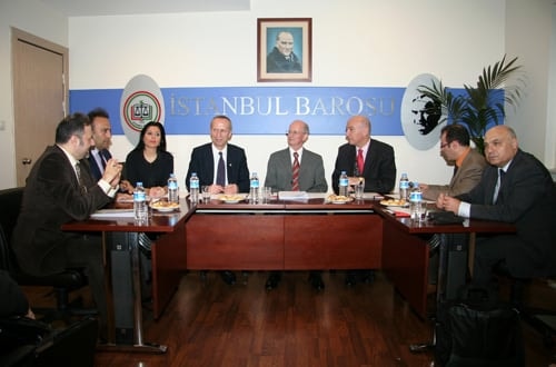 İrlanda Büyükelçisi İstanbul Barosunu Ziyaret Etti 
 - 4