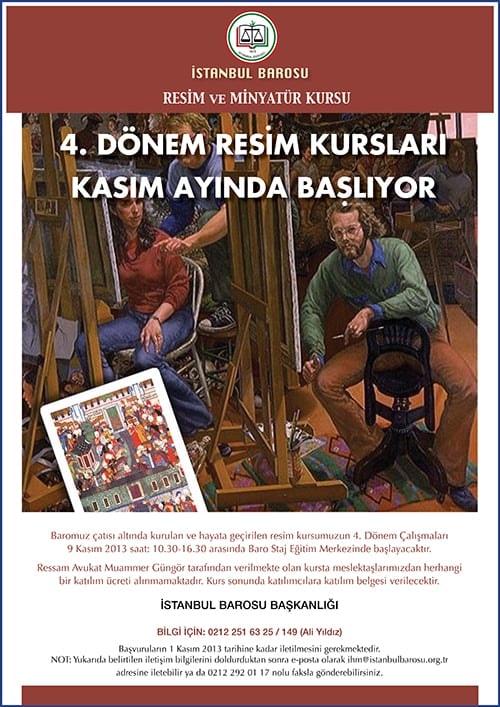 4. Dönem Resim Kursları Kasım Ayında Başlıyor

 - 1