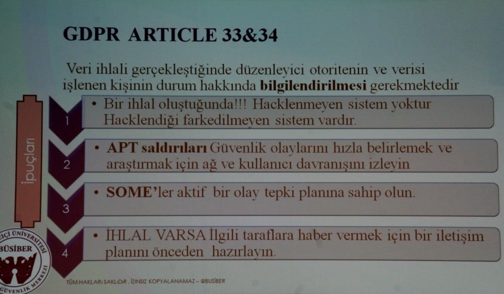 Uygulama İçin Kişisel Verilerin Korunması - 23