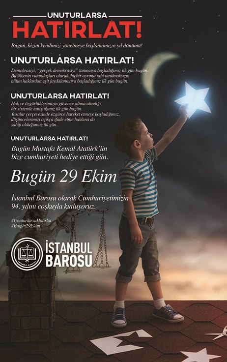 Unuturlarsa Hatırlat! Bugün 29 Ekim...