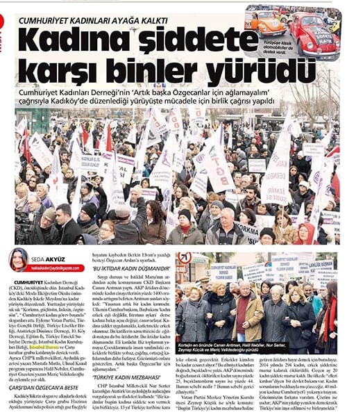 Başka Özgecan’Lar İçin Ağlamayalım
 - 3