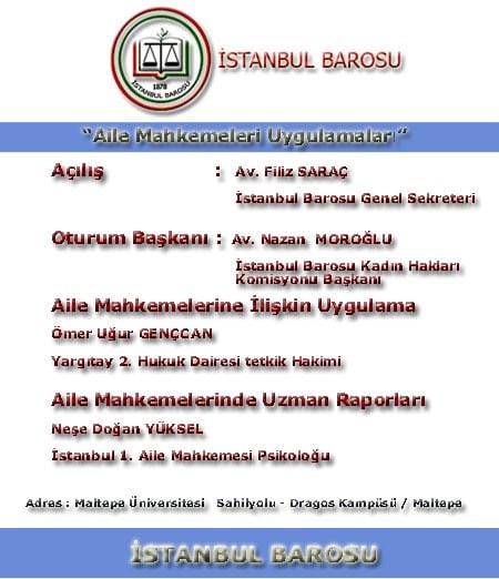 Meslek İçi Eğitim Seminerleri -1- Başladı
(Aile Mahkemeleri)