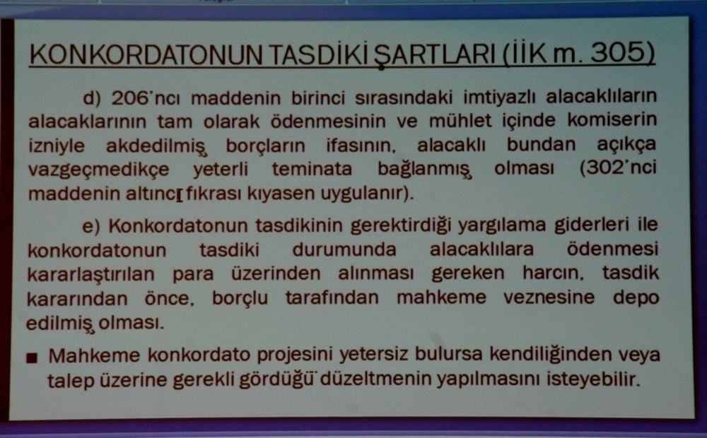 Konkordato ve Elektronik Tebligat - 45