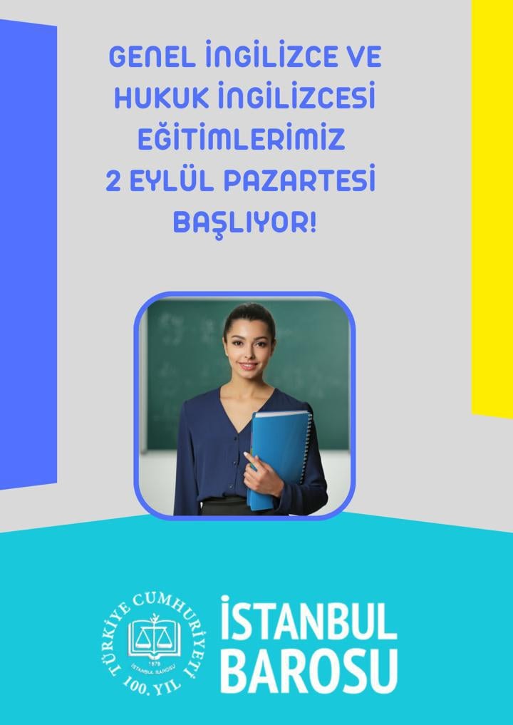 Genel İngilizce ve Hukuk İngilizcesi Eğitimlerimiz Başlıyor!