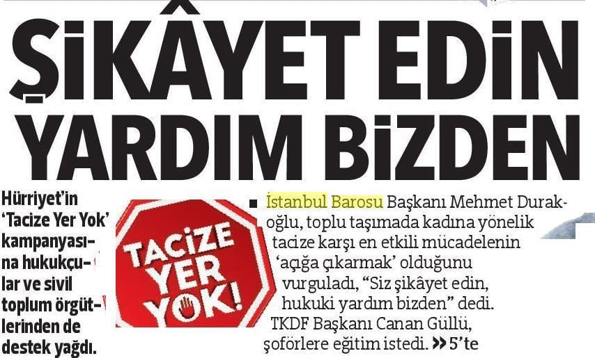 Şikâyet Edin, Hukuki Yardım Bizden - 1