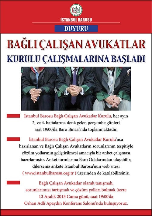 Bağlı Çalışan Avukatlar Sorunlarını Tartıştı - 1