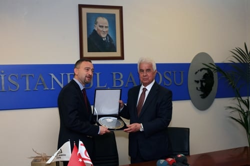 Kktc Cumhurbaşkanı Eroğlu İstanbul 
Barosunu Ziyaret Etti - 19