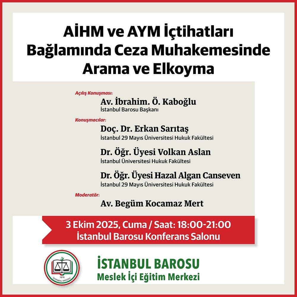 AİHM ve AYM İçtihatları Bağlamında Ceza Muhakemesinde Arama ve Elkoyma