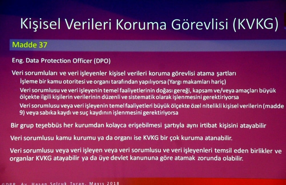 Avrupa Genel Veri Koruma Tüzüğü ve KVKK - 90