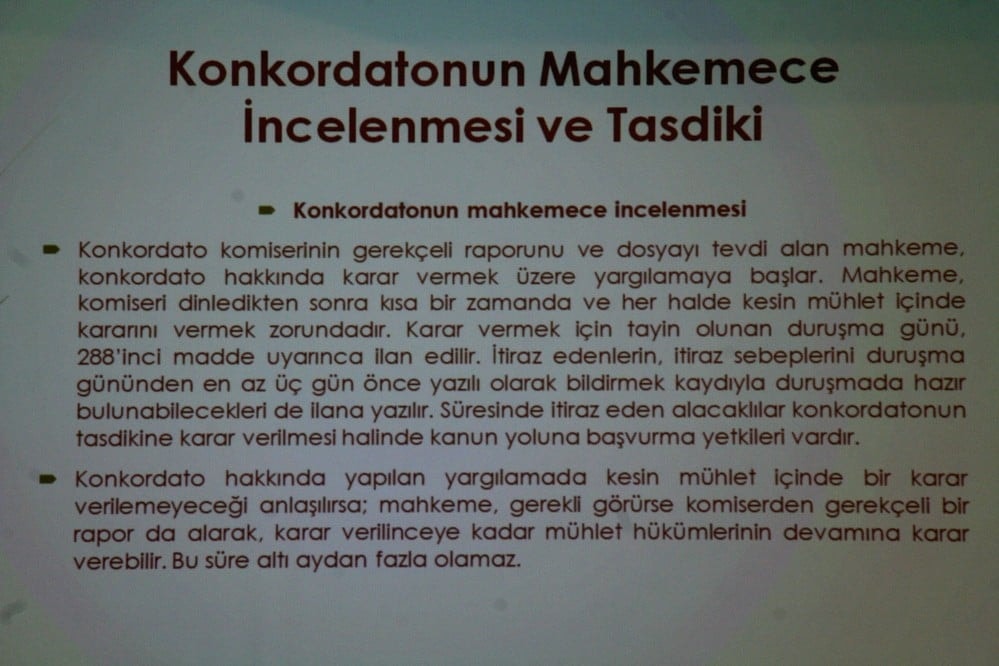 Konkordato Paneli Anadolu Adliyesinde Tekrarlandı - 87