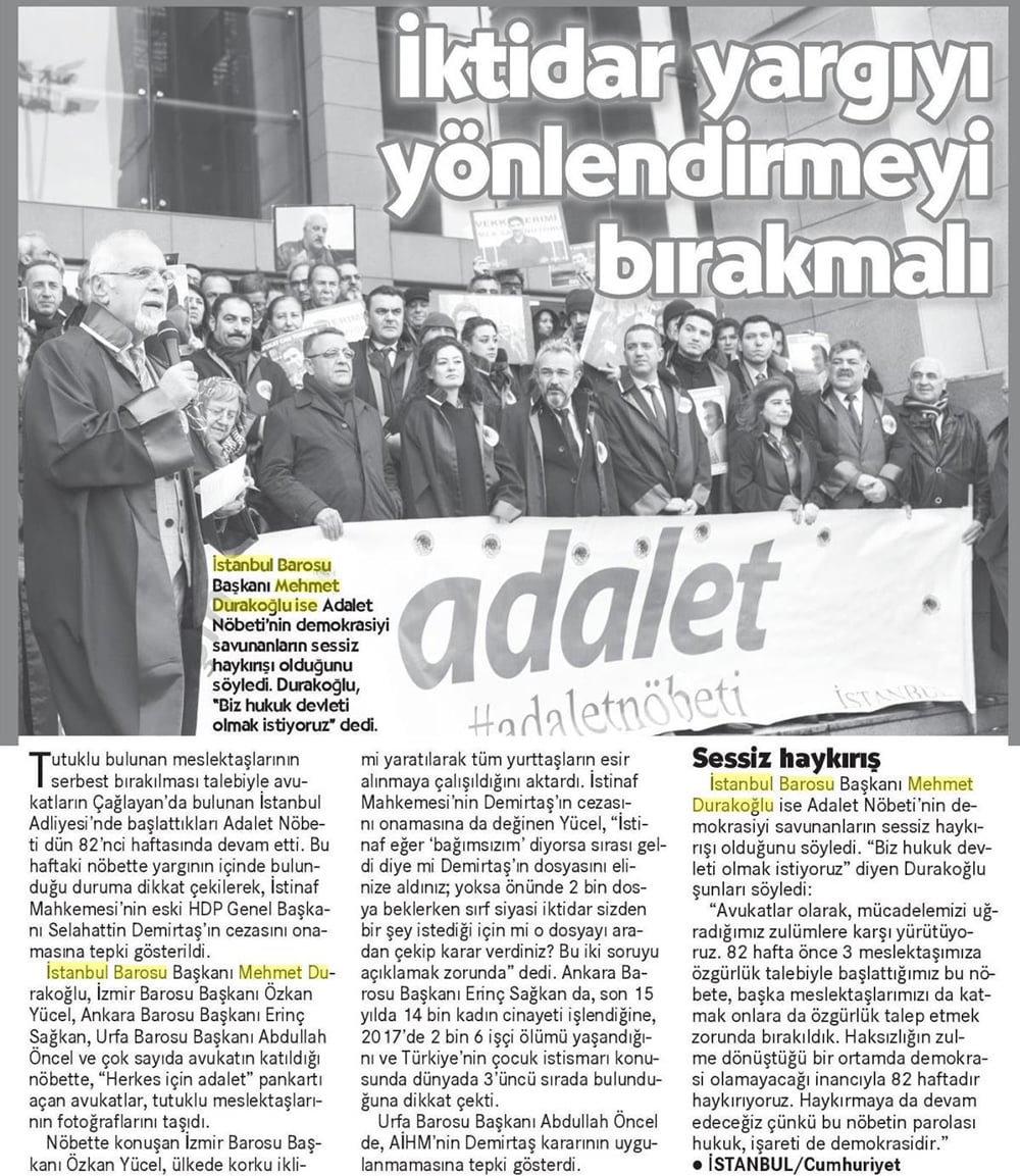 Biz hukuk devleti olmak istiyoruz - 1