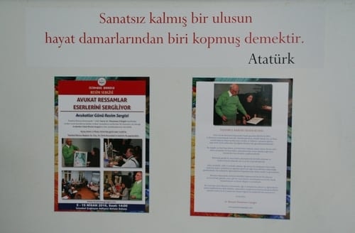 Avukatların Resim Çalışmaları Sergilendi
 - 1