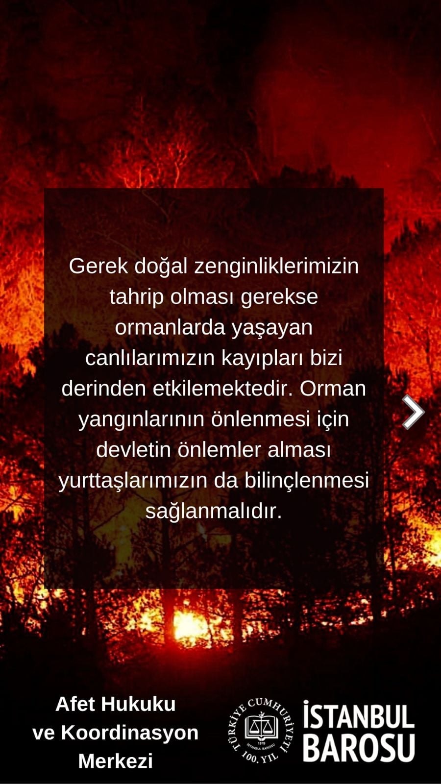 Orman Yangınlarının Önlenmesi İçin Devletin Önlemler Alması, Yurttaşlarımızın Bilinçlenmesi Sağlanmalıdır! - 1