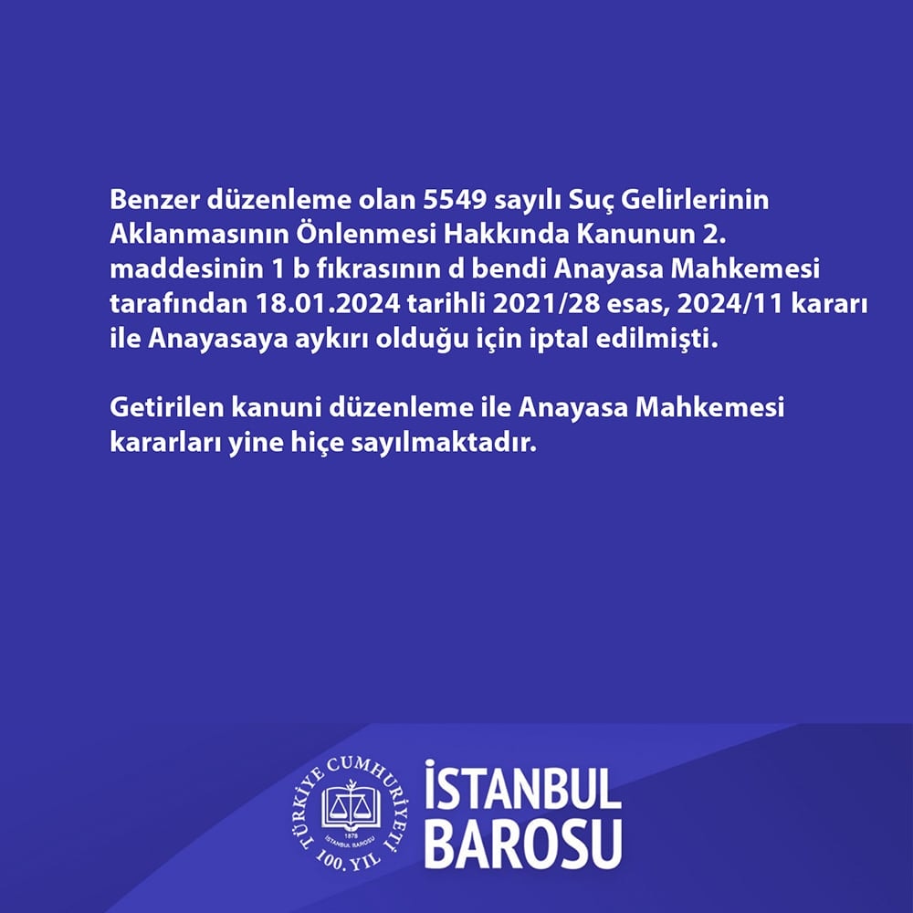 Avukata İhbar Yükümlülüğü Yüklemek Avukatlık Mesleğinin Mevzuatına Da Ruhuna Da Aykırıdır! - 5