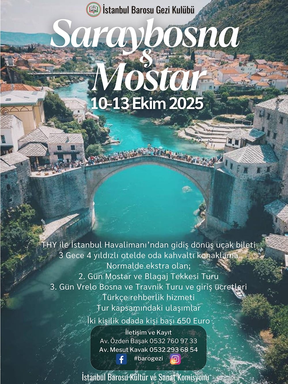 Saraybosna & Mostar Gezisi