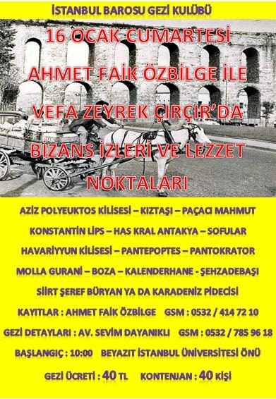 Ahmet Faik Özbilge İle Vefa Zeyrek Çırçır'da Bizans İzleri Ve Lezzet Noktaları