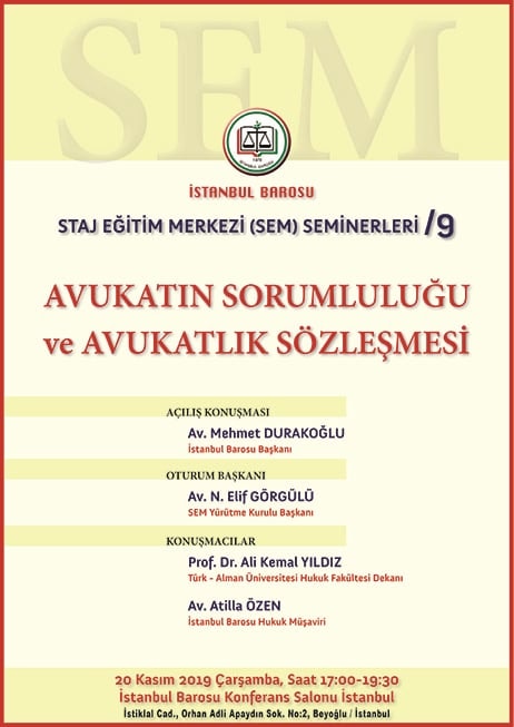 TELAFİ: AVUKATIN SORUMLULUĞU VE AVUKATLIK SÖZLEŞMESİ