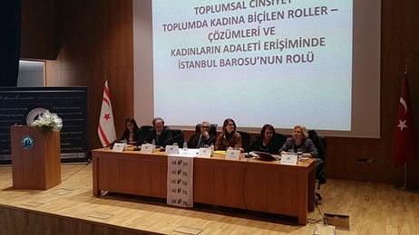 Lefke Avrupa Üniversitesinde “Kadın İçin Adalet" Paneli Düzenlendi - 1