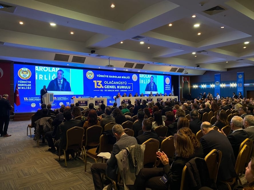 Türkiye Barolar Birliği (TBB) 13. Olağanüstü Genel Kurulu, 02-03 Aralık 2023 Tarihlerinde Ankara'da Gerçekleştirildi. - 1