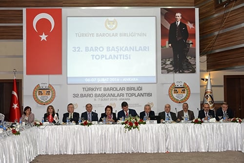 32. Baro Başkanları Toplantısı Ankara’Da Gerçekleşti
 - 5