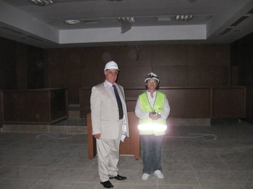 İstanbul Barosu Başkanı Av. Muammer Aydın Çağlayan Adliyesi İnşaatında İncelemelerde Bulundu - 10