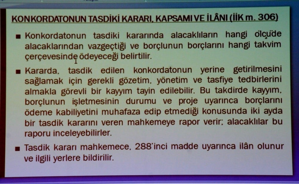 Konkordato ve Elektronik Tebligat - 47