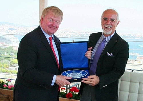 Uluslararası Barolar Birliği Başkanı Mıcheal Reynolds İstanbul Barosunu Ziyaret Etti

 - 5