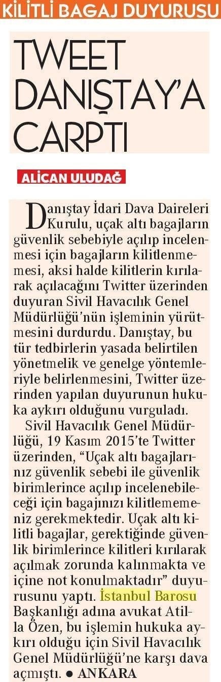 Uçak Altı Bagajlarının, Kilitlerinin Kırılarak Açılması Uygulamasının Yürütmesi Durduruldu - 2