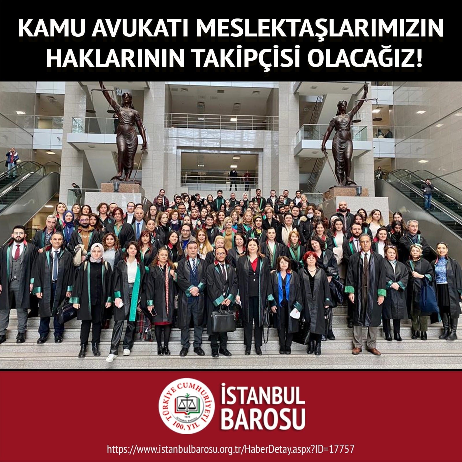 Kamu Avukatı Meslektaşlarımızın Haklarının Takipçisi Olacağız!