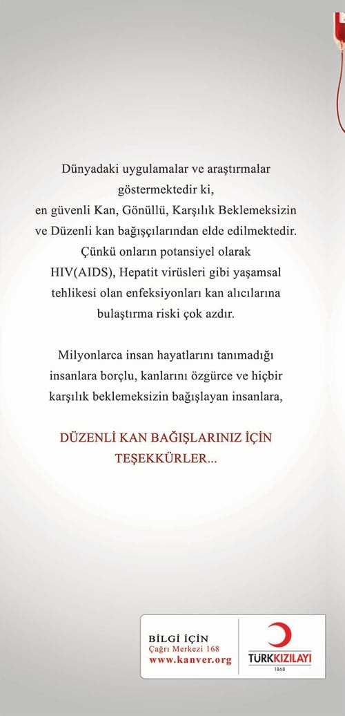 Kan Bağışı Kampanyasını Destekliyoruz

 - 2